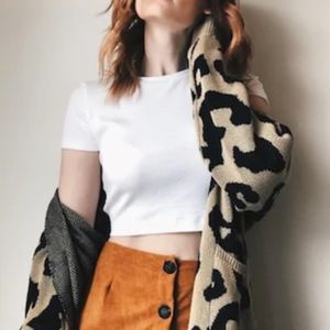 Sweaters - SYBIL Animal print Cardigan Sweaters - SYBIL Animal print Cardigan